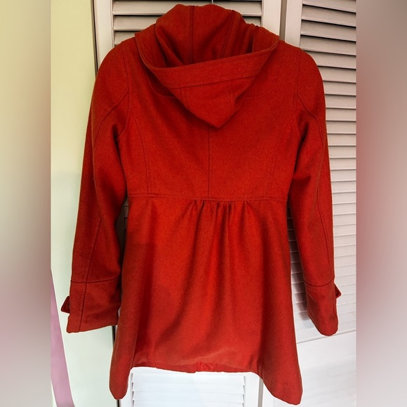 EUC H&M Pumpkin Spice Wool Coat - Picture 8 of 8